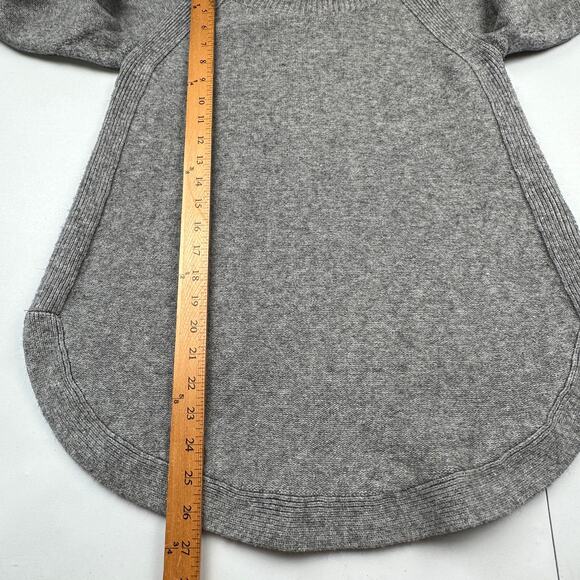 Anthropologie Sweater Womens Small Gray Turtleneck Cozy Minimalist Career Preppy - Picture 9 of 11